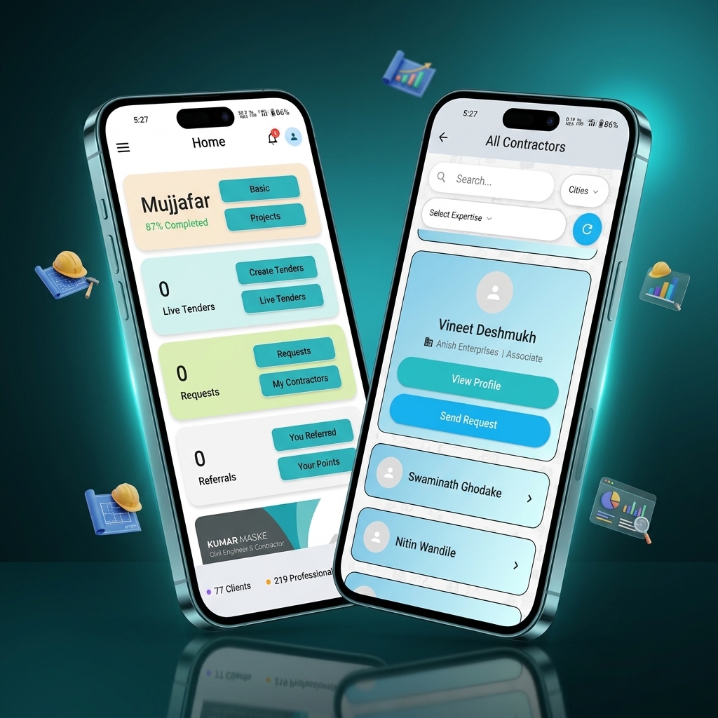 Constroplus Construction Management App Screenshots